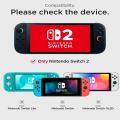 3Pcs Auto-Alignment OneTouch For Switch2 Switch 2 7.9inch Tempered Glass Screen Protector Gaming Accessories Ultra-Clear.