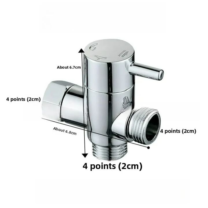 New%20G1/2in%203%20Way%20ABS%20Diverter%20Valve%20T%20Adapter%20Converter%20Chromefor%20Shower%20Head%20Diverter%20Valve%20Three-way%20Water%20Distribution%20Valve%20-%20Image%205