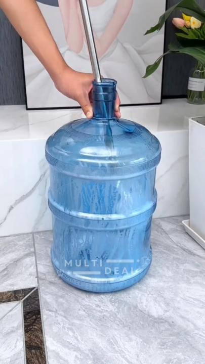 5 Gallon Water Bottle Cleaning Brush, Nylon Bristles and Stainless Steel Handle