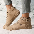 Boots for Women Winter Shoes Waterproof Ankle Boots Luxury Comfortable Warm Fur Plush Snow Boot Leather Casual Short Boots.