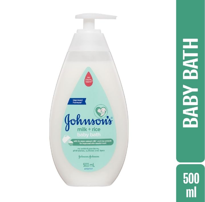 Johnson's Milk + rice baby bath 500 ml (Philippines new Addition)