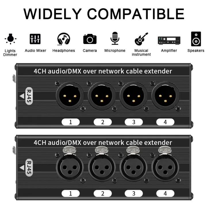 Network%20Converter%20RJ45%20CAT5%20With%20Shielded%20to%204%20Channel%203Pin%20XLR%20Male/Female%20Connector%20Multi%20Network%20Receiver%20Cable%20for%20Speaker%20-%20Image%203