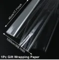 Cellophane Wrap Roll Clear Paper Wrapping Gift Transparent Basket Bags Cello Rolls Flower Baskets Packing Supplies Diy Craft. 