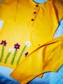 Girls Hand embroidery/ Stitched/customize dresses /Can be customized in different colors and embroidery designs. 