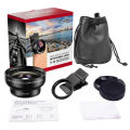 APEXEL New HD 37MM 0.45x Super Wide Angle Lens with 12.5x Super Macro Lens for iPhone  Smartphones Camera Phone lens Kit. 