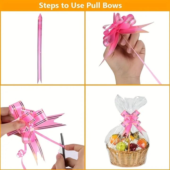20/30/50pcs%20Large%20Cellophane%20Bags%20with%20Pull%20Bow%20Transparent%20Basket%20Colorful%20Bow%20Basket%20Making%20Holiday%20%20%20Packaging%20-%20Image%203