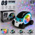 09 Future Space Car Toy with Colorful LED Light & Music.