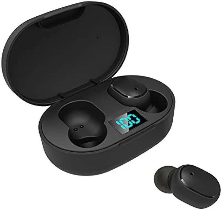 Wireless Earbuds, E6S True Wireless Bluetooth Headphones in-Ear Headset with Magnetic Attraction Charging Box,for Sport/Video/Audio