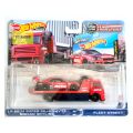 Hot Wheels Nissan Skyline GTR R34 LB-ER34 Super Silhouette LBWK Team Transport Fleet Street. 