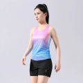 Womens Athletics Tank Top Running Vest Women Speed Sports Fitness Shirts Guys Athlete Track Field Marathon Sleeveless Clothing.