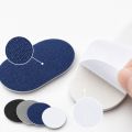 48Pcs Shoe Lining Repair Mending Patches, 3 Sizes Self‑Adhesive Inner Heel Patch for Worn Footwear Sneaker. 