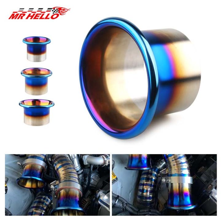 3inch / 3.5inch / 4inch Car Modification Stainless Steel Baked Titanium ...