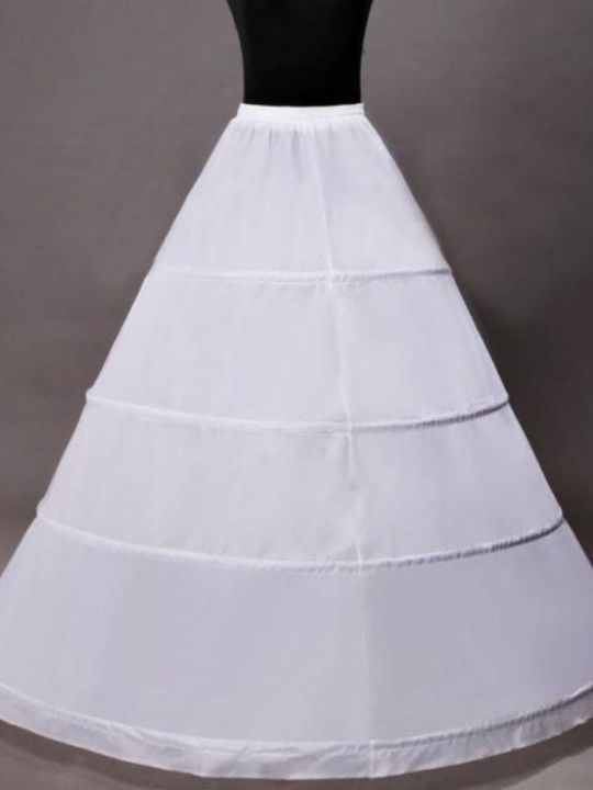 Women's%20Fluffy%20Inner%20Petticoat%20Skirt%20Brace%204%20Rings%20Steel%20Ring%20Elastic%20Belt%20Adjustable%20Floor%20Length%20Bride%20Wedding%20Dress%20-%20Image%202