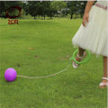 Children Outdoor Fun Toy Jump Ball Rotation Jump Ring Single Foot Jump Rope Ball Exercise Coordination Balance Elastic Response. 