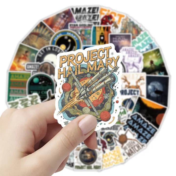 50Pcs%20Project%20Hail%20Mary%20Stickers%20Decals%20For%20Laptop%20Scrapbook%20Luggage%20Guitar%20Helmet%20DIY%20Graffiti%20Aesthetic%20Stickers%20-%20Image%203