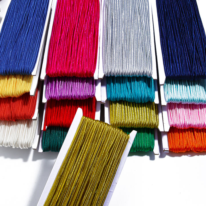 30yards/lot 3mm Chinese Soutache Cords Snake Belly Nylon Rope Colorful Braided Thread Cords For DIY Jewelry Making Accessories