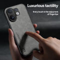 Luxury Leather Case for vivo V60 Magnetic Car Holder Phone Shell for V50 Lite V50 5G Fundas.