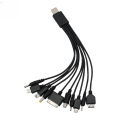 1/3/6pcs Universal 10 In 1 USB Multi Function Charger Retractable Portable Phone Cable For Various Cellphone Charging Cable Cord.