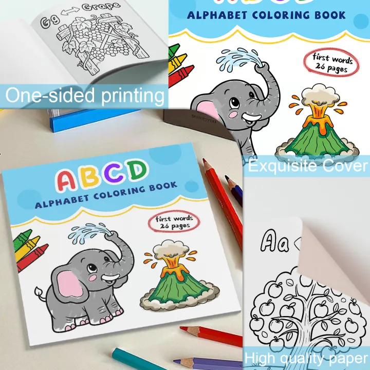 Alphabet%20Coloring%20Book%20for%20Adults%20-%20First%20Words%20&%20Animal%20Illustrations,%20Relaxation%20Art%20Therapy%20Activity%20Book%20-%20Image%206