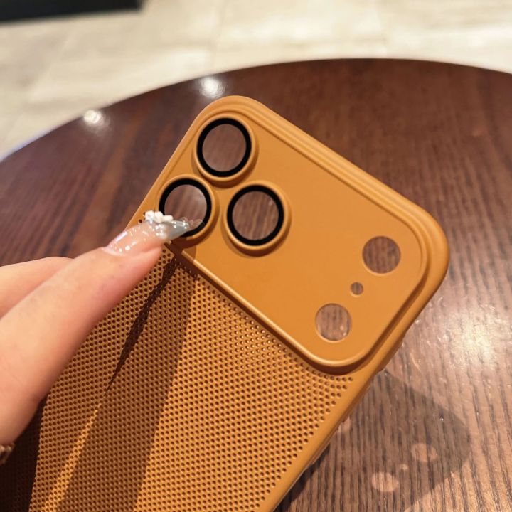 Original%20Cooling%20Grid%20Heat%20Dissipation%20Phone%20Case%20For%20iPhone%2017Air%2016%2016E%2015%2014%2013%2012%2011%2017%20Pro%20Max%20Mesh%20Breathable%20Hard%20Cover%20-%20Image%206