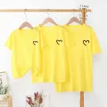 Summer Cotton Baby Mom Dad T Shirts Tops Fashion Family Matching Outfits Daddy Mommy And Daughter Son Matching Clothes. 