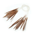 Bamboo Circular Needles 2.25CM-10CM Ring Knitting Double Cusp Crochet Hooks 40cm 60cm 80cm Long Smooth Sewing Tools Needle 18PCS. 
