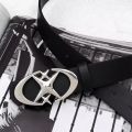Stylish Oval Cross Metal Buckle Belt - Durable, Simple, and Universally Compatible - Unisex Gift Idea for Men and Women. 