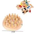 Matching Games, Wooden Memory Match Stick Chess Game,Blowers to Colorful Memory Chess, Funny Block Board Game, Early.