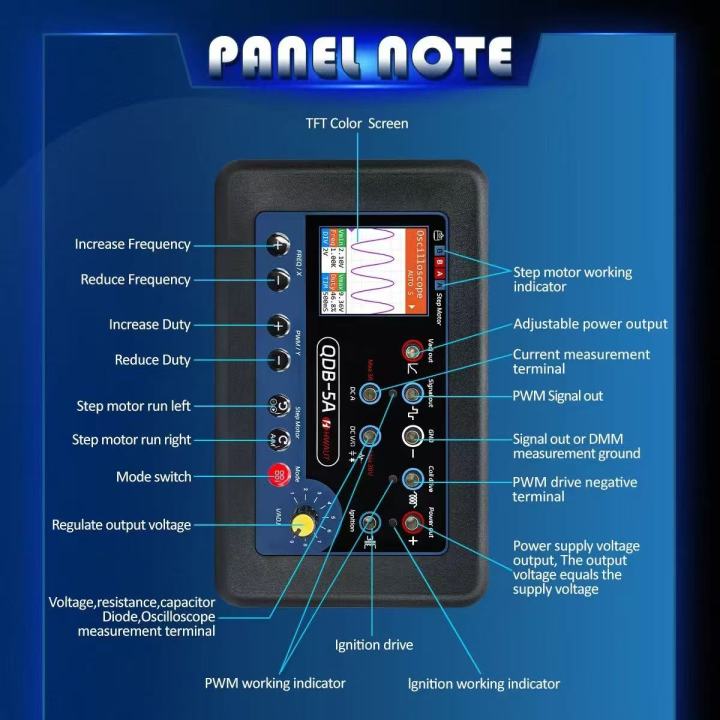 QDB%205A%20Auto%20Actuator%20Tester%20Oscilloscope%20Multimeter%20QDB-5A%20Car%20PWM%20Drive%20Stepper%20Motor%20Driver%20Ignition%20Coil%20Diagnostic%20Tools%20-%20Image%205