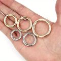 5pcs Metal O Ring Keyring Spring Buckles DIY Jewelry Openable Round Carabiner Keychain Clasp Bag Clips Snap Hook. 