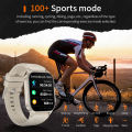 LIGE Sport Smart Watch 2.01'' Screen LED Flashlight Watches Health Monitor New Bluetooth Call Waterproof Smartwatch Men.