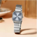 Inspired by CN high quality New Square Stainless Steel Analog Watch For Women Silver-gold-. 