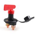 Car Battery Power Switch Disconnect Isolator Circuit Breaker Main Switch Kill Cut-off Switch Insulated Rotary Switch Key Truck. 