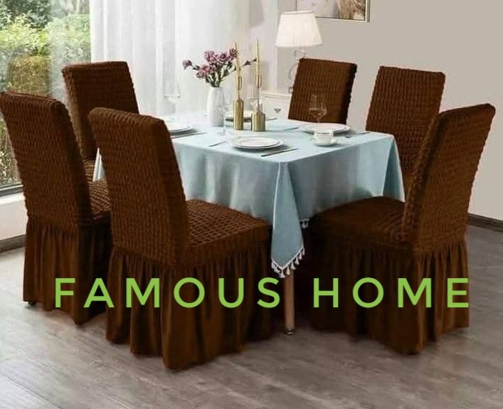 New unique design  fashionble  regular sizeTurkey elastic matchings  6 chaircover from Famous Home