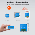 Smart ZigBee Switch Relay Module Supports 2 Way Light Control Timing 16A KWh Energy Monitor Works with  Home Alexa. 