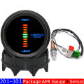 2" 52MM Air Fuel Ratio Gauge with Narrowband O2 Oxygen Sensor 0258006028 AFR Gauge Meter Rich Lean for Gasoline Car 12V. 
