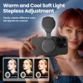 Magnetic Fill Light LED Selfie Portable Adjustment Cool Warm Soft Light Mobile Phone Taking Photos Universal Pocket Fill Light. 