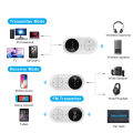 3 in 1 Bluetooth 5.3 Audio Receiver Transmitter 3.5MM AUX FM Transmitter Wireless Audio Adapter With Mic For Car TV PC Speaker.