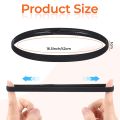 12 Pcs Thin Elastic Headbands Non Slip Sport Sweatbands for Running Soccer Basketball Cycling Workouts Gym Tennis Hiking Volleyb. 