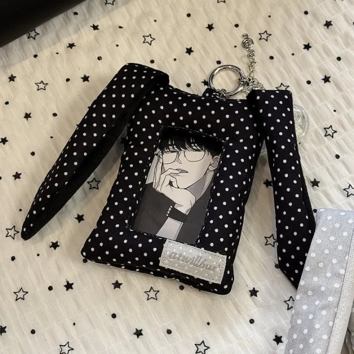 Hot%20Sale%20Y2K%20Polka%20Dot%20Rabbit%20Ears%20Card%20Holder%203-inch%20%20Photocard%20Holder%20%20Korean%20Style%20Bag%20Pendant%20-%20Image%203