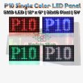P10 Single Color Red Green Blue Yellow White LED Module smd 32x16 Pixel 320x160 mm Size 12x6 inch for LED Messeges display Scrolling Text led signboard.