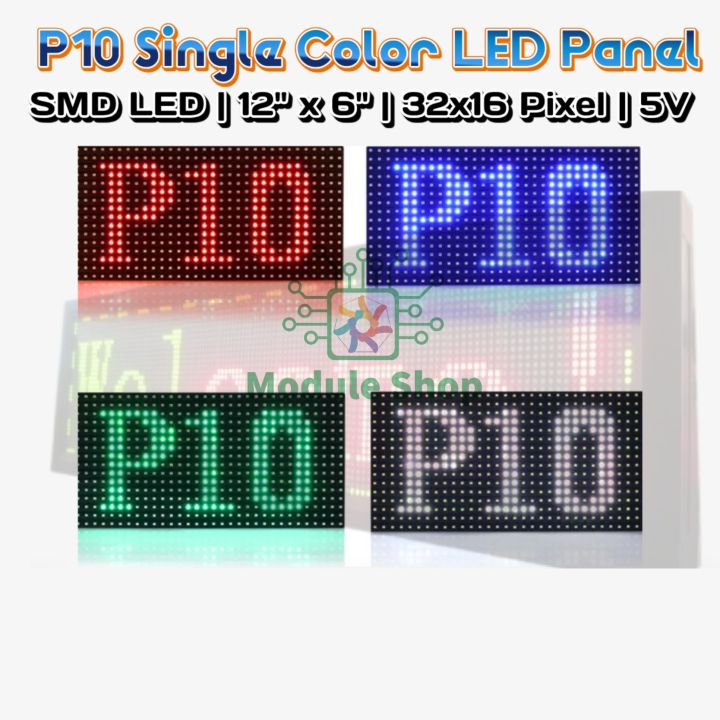P10%20Single%20Color%20Red%20Green%20Blue%20Yellow%20White%20LED%20Module%20smd%2032x16%20Pixel%20320x160%20mm%20Size%2012x6%20inch%20for%20LED%20Messeges%20display%20Scrolling%20Text%20led%20signboard%20-%20Image%202