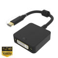 Type C to DVI Cable Adapter USB 3.1 USB C to DVI-D single link video adapter for Apple Macbook pro Air Mini Iphone 15/pro/plus.