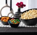 HS STORE Angled Bowl Pasta , Salad , Desert & Soup Bowl Double Glazed Unique Design Unbreakable Bowl. 