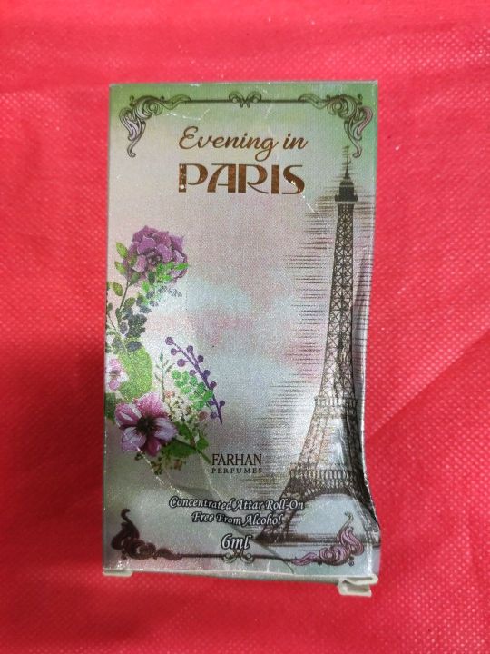 Farhan Evening in Paris Pocket Perfume Premium Roll-On Attar 6 ml