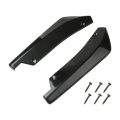 2P Rear Bumper Lip Diffuser Splitter Universal Car Spoiler Side Skirt Extension Protector Kit Auto Accessories Exterior Styling.