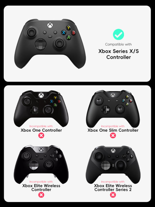 DATA%20FROG%20Silicone%20Soft%20Shell%20Protector%20Sticker%20Skin%20For%20Xbox%20Series%20X/S%20Game%20Controller%20Case%20XS%20XSX%20Thumb%20Stick%20Grip%20Cap%20Cover%20-%20Image%202