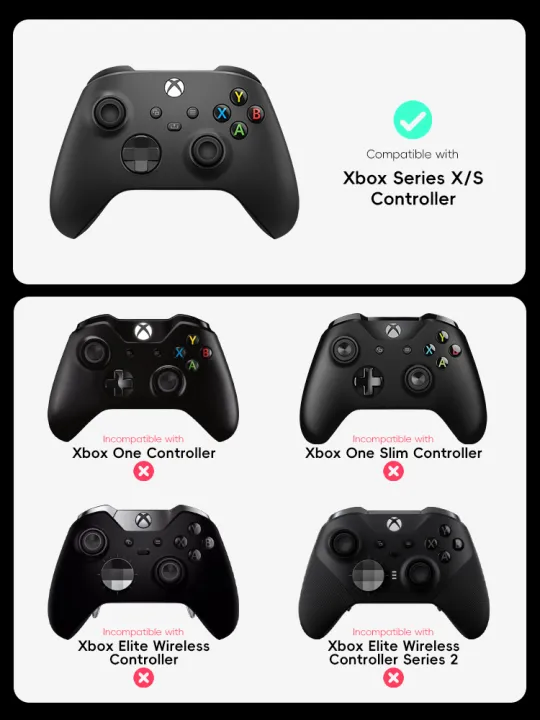DATA%20FROG%20Silicone%20Soft%20Shell%20Protector%20Sticker%20Skin%20For%20Xbox%20Series%20X/S%20Game%20Controller%20Case%20XS%20XSX%20Thumb%20Stick%20Grip%20Cap%20Cover%20-%20Image%202