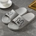 Casual soft-soled comfortable home slippers. 