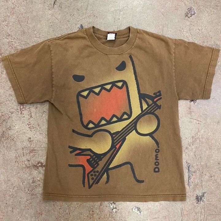 Kawaii%20Oversized%20Summer%20Trend%20Funny%20T-shirts%20Printed%20Versatile%20Couple%20Cotton%20Y2k%20Casual%20Loose%20Tops%20New%20Simple%20Retro%20Tee%20-%20Image%202